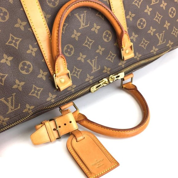 Louis Vuitton Keepall 60 Duffel Brown Travel Bag - Picture 12 of 12